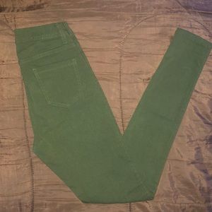 New Green Skinny Jeans